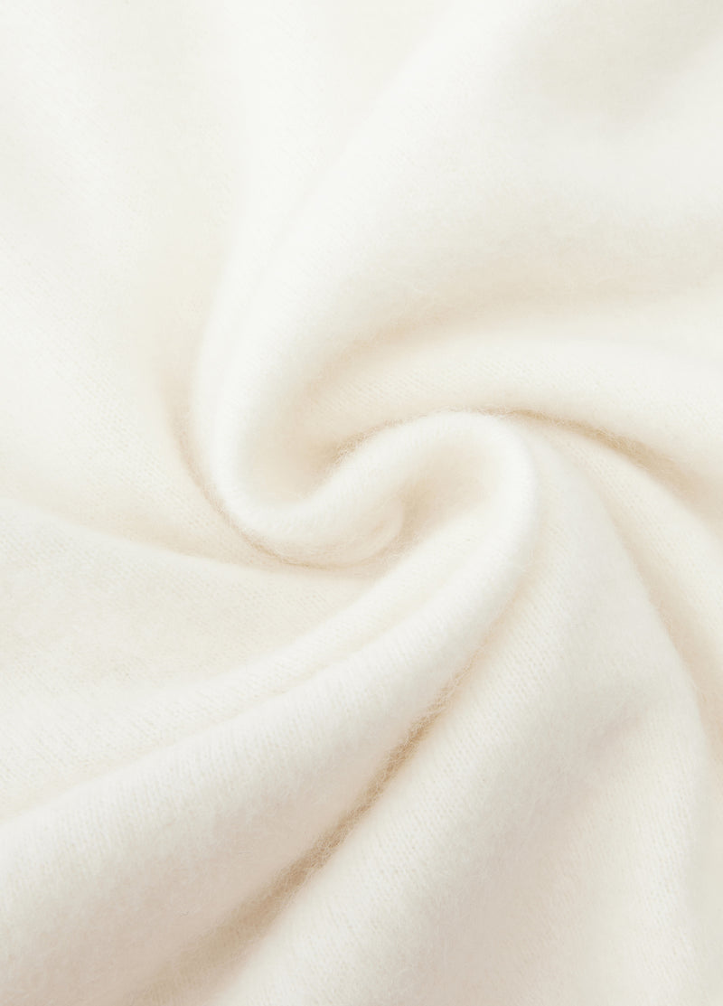 Cardigan / JNBY Wool Cashmere Silk Blend Open Front Sweater Pale Off-White-2