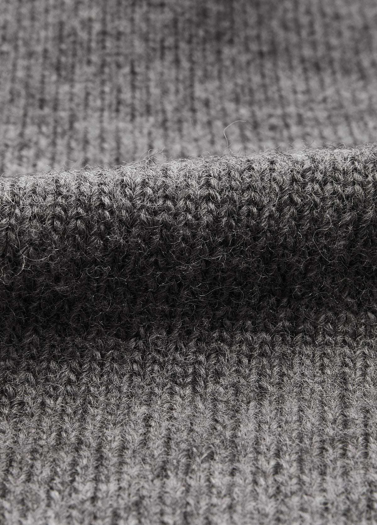 Cardigan / JNBY Wool Hooded Cropped Sweater Medium Heather Grey-2