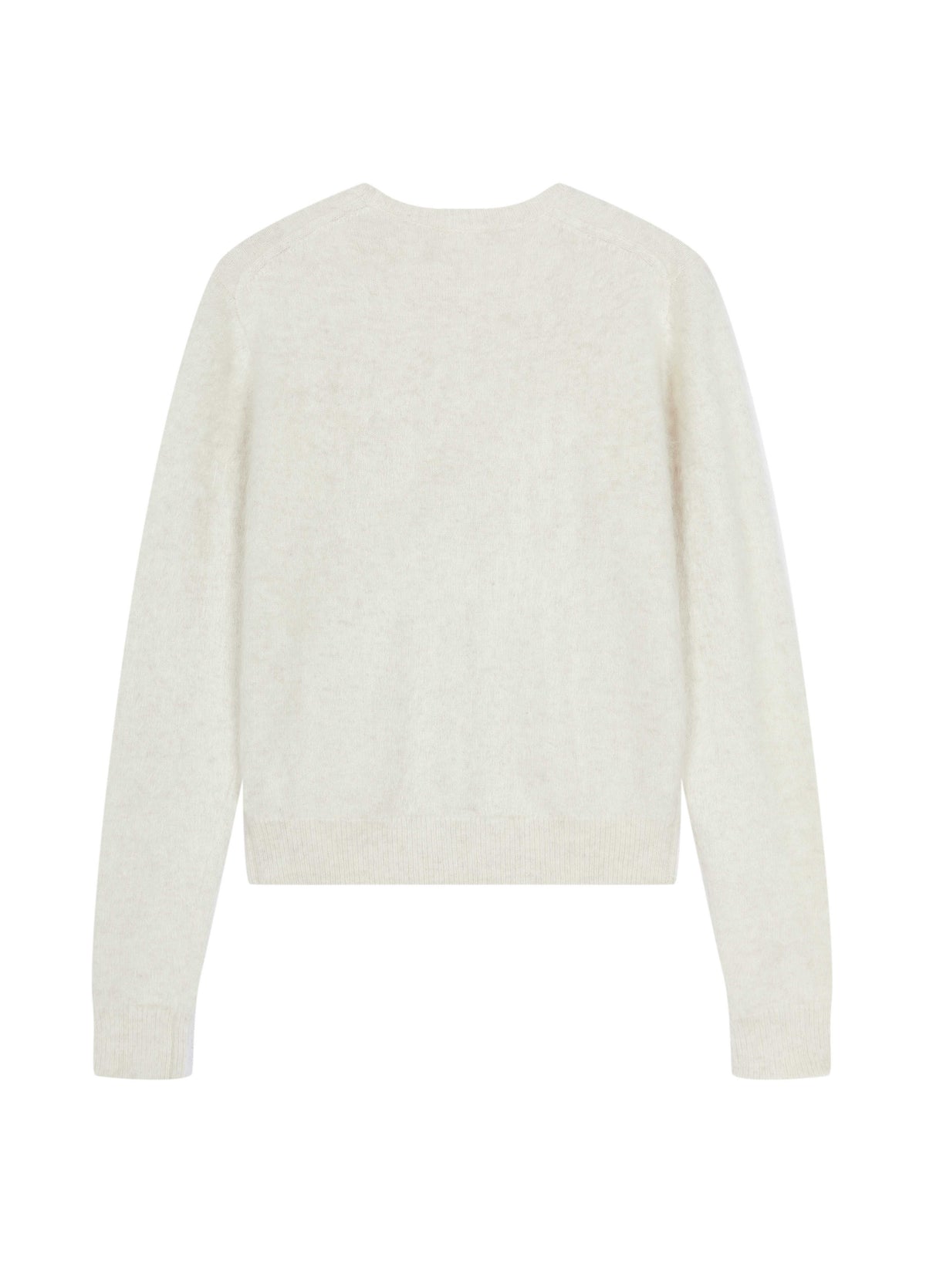 Cardigan / JNBY Yak Wool Blend Cropped Open Front Sweater Rice white-1
