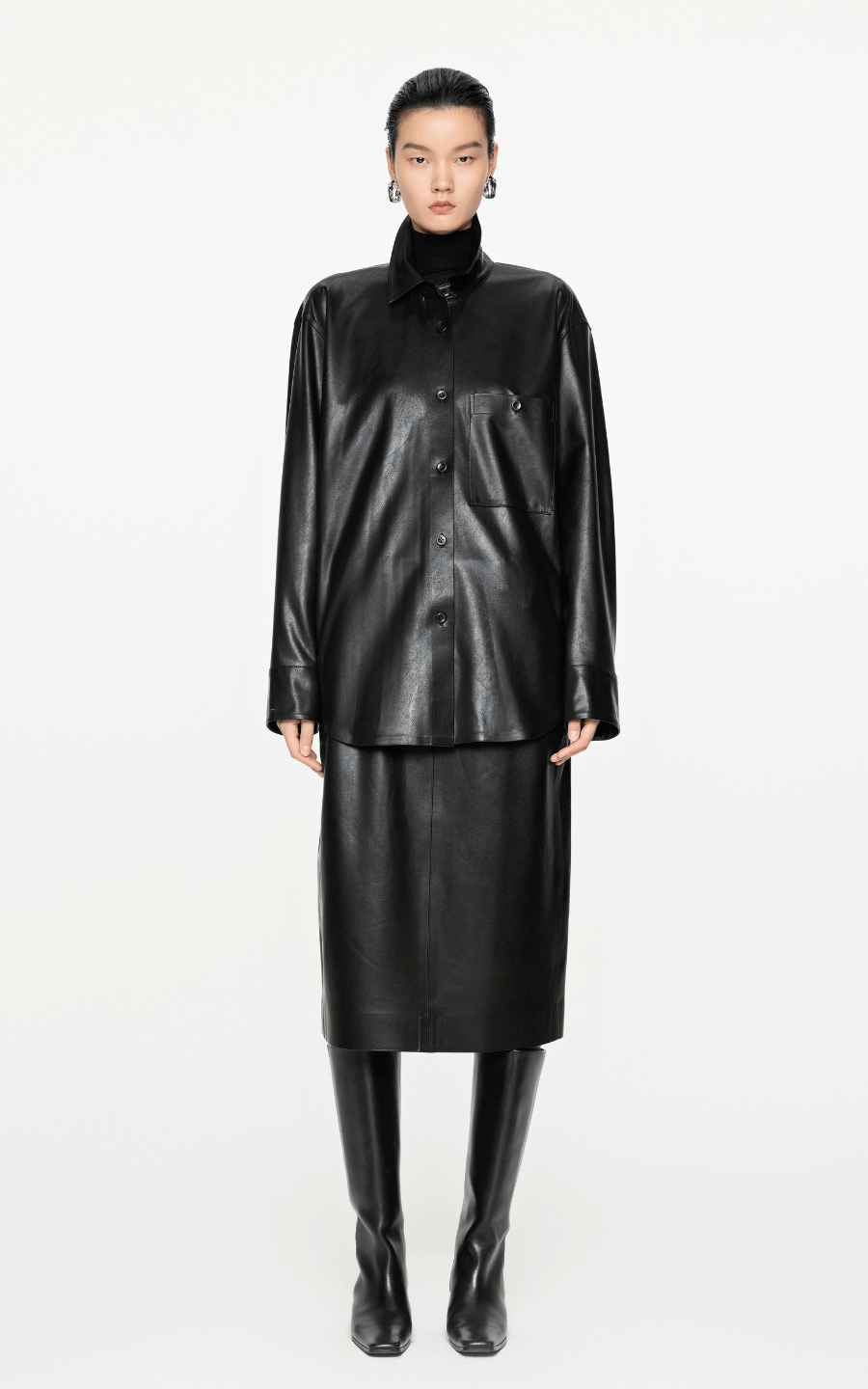Coat / JNBY H-Type Drop Shoulder Jacket Black