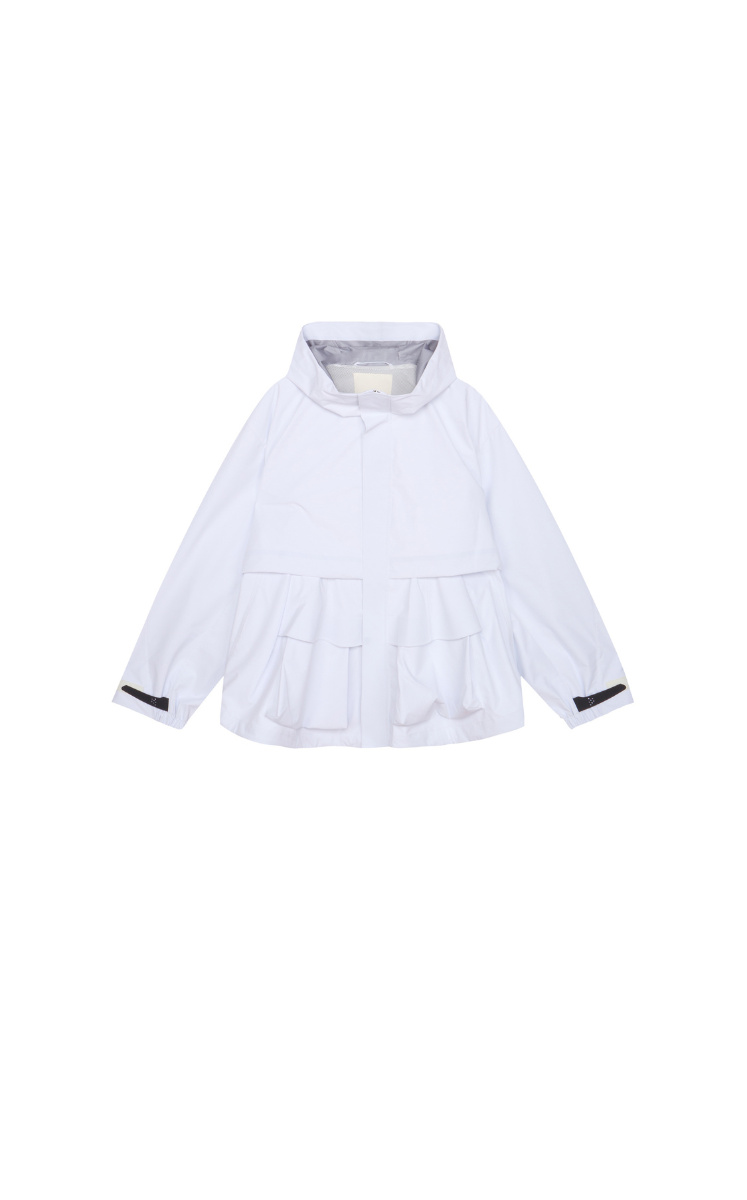 Coat / JNBY Oversized Windproof Functional Jacket White