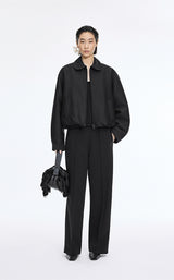 Coat / JNBY T-Shape Drawstring Short Padded Jacket