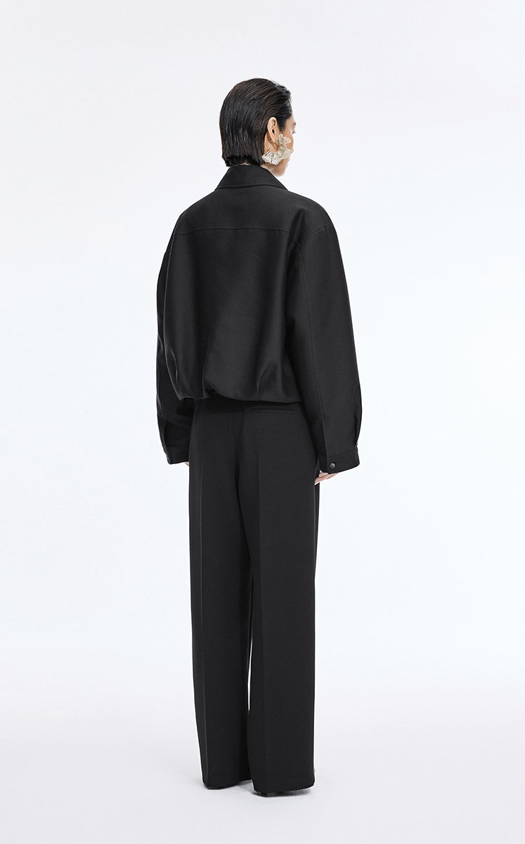 Coat / JNBY T-Shape Drawstring Short Padded Jacket