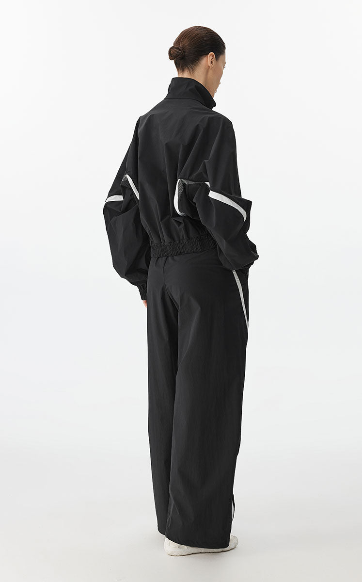 Coat / JNBY Colorblock Fishbone-Fit Jacket