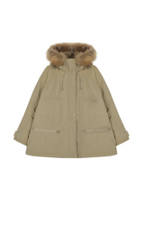 Coat / (Extreme Cold Weather) JNBY Water-Repellent A-Line Down Coat