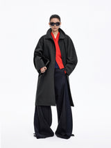 Coat / JNBY Cotton Oversized A-Line Trench Coat