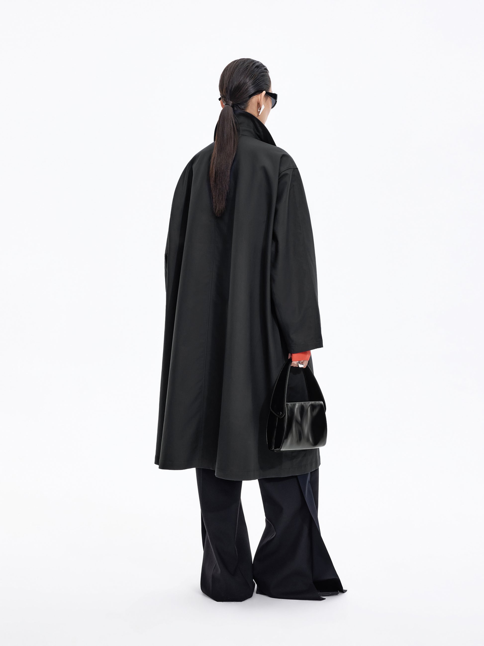 Coat / JNBY Cotton Oversized A-Line Trench Coat