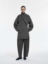 Coat / JNBY Wool Double-Faced X-Silhouette Coat