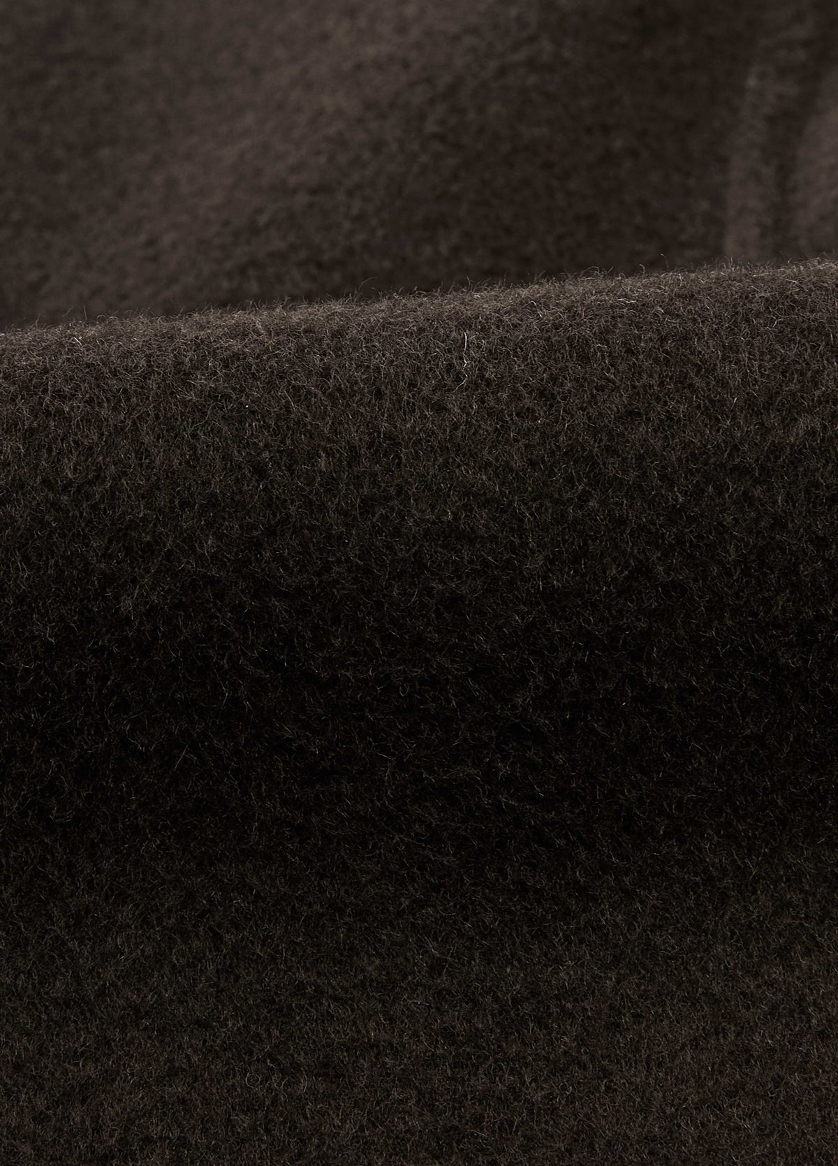 Coat / JNBY Wool Double-Faced X-Silhouette Coat Dark brown green-2
