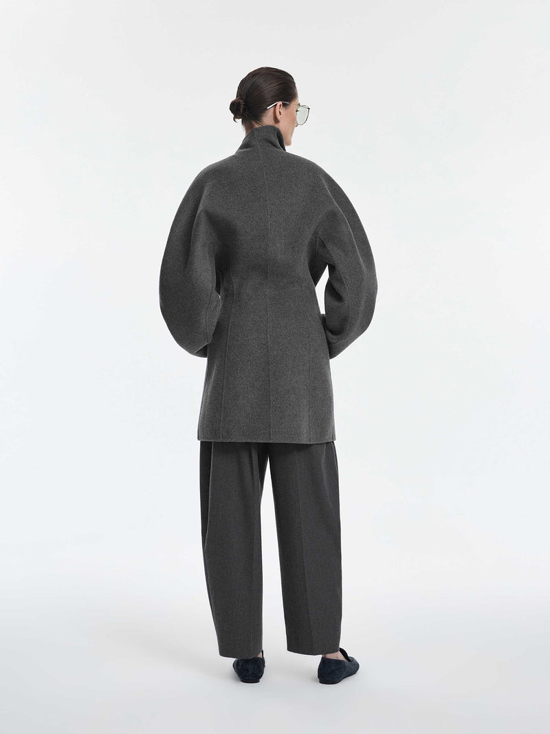 Coat / JNBY Wool Double-Faced X-Silhouette Coat miscellaneous grey-1