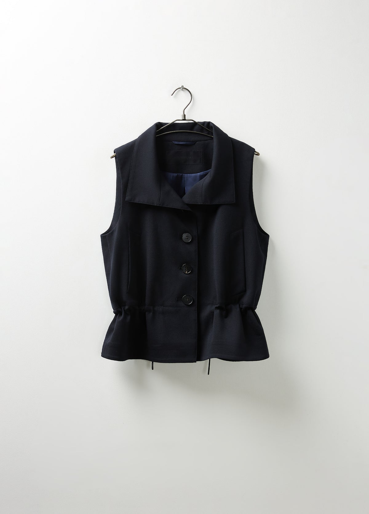 Vest / JNBY Wool Blend Stand Collar Sleeveless Vest