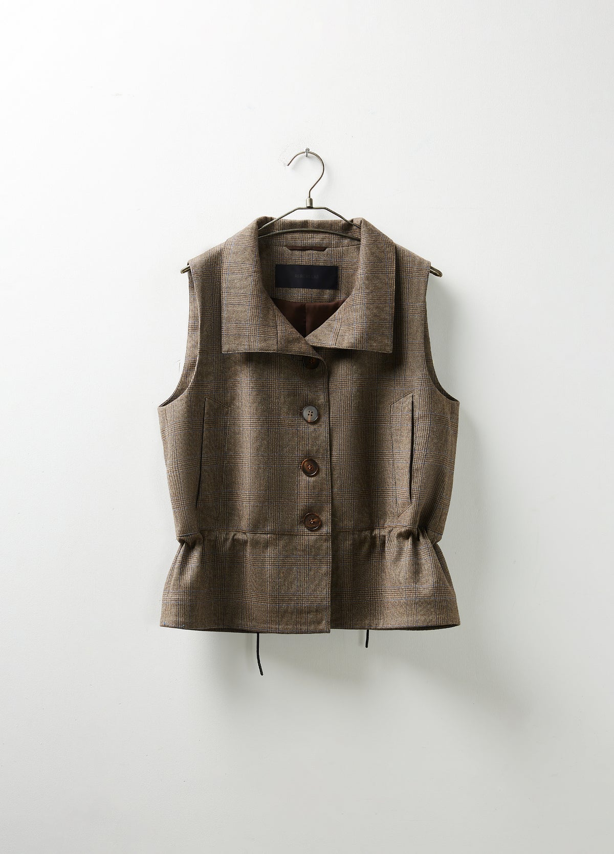 Vest / JNBY Wool Blend Stand Collar Sleeveless Vest