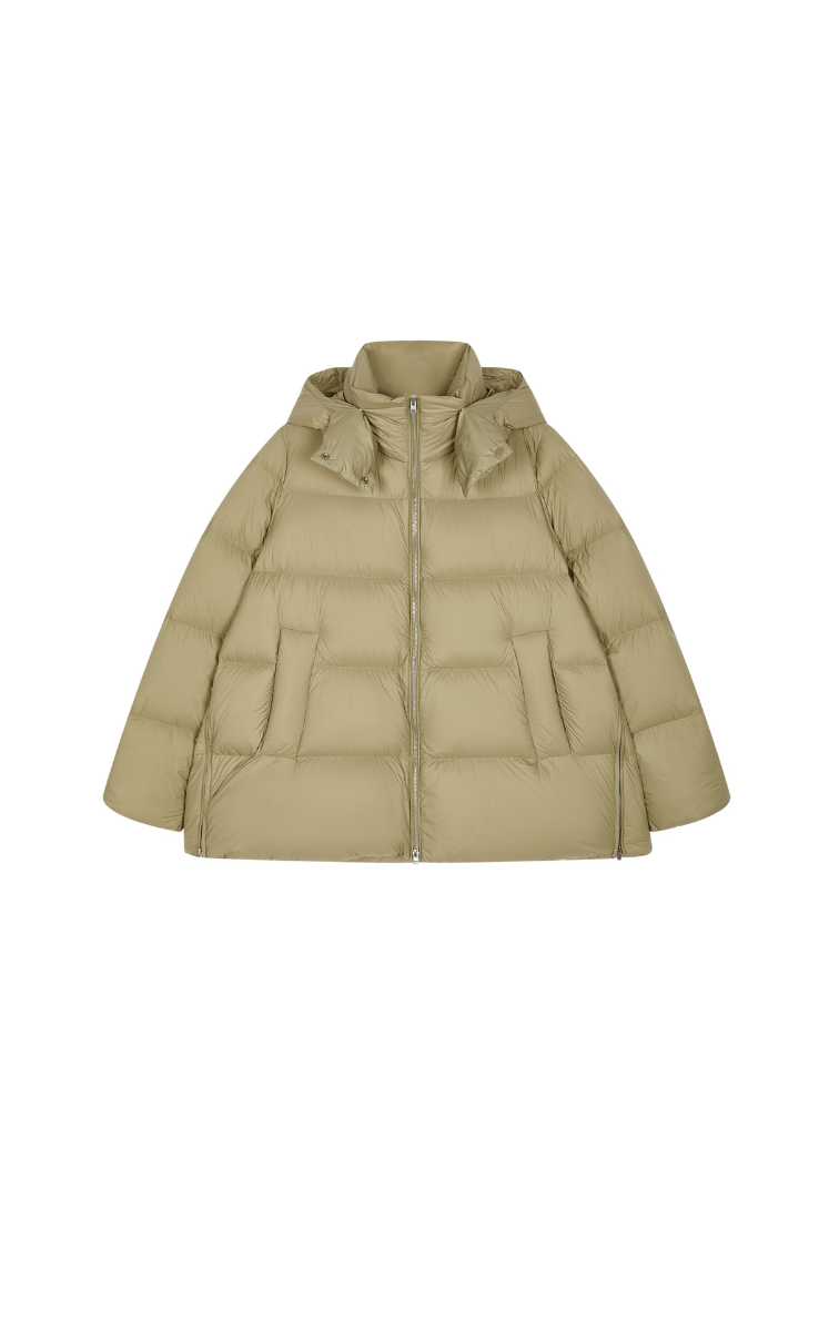 Down Coat / JNBY A-Line Detachable Hooded Down Coat