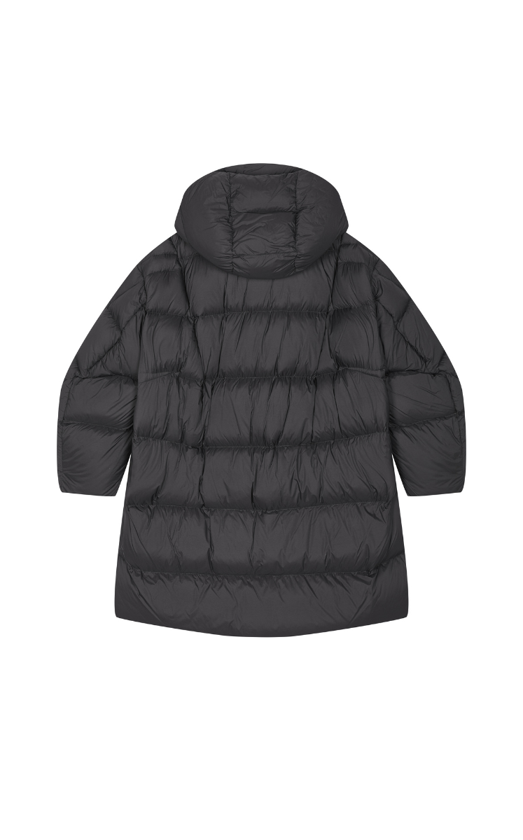 Down Coat / JNBY Deconstructed A-line Hooded Long Down Coat