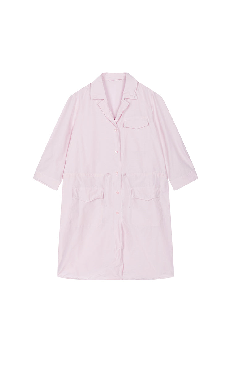 Dress / JNBY Cotton Silk A-Line Short Sleeve Dress