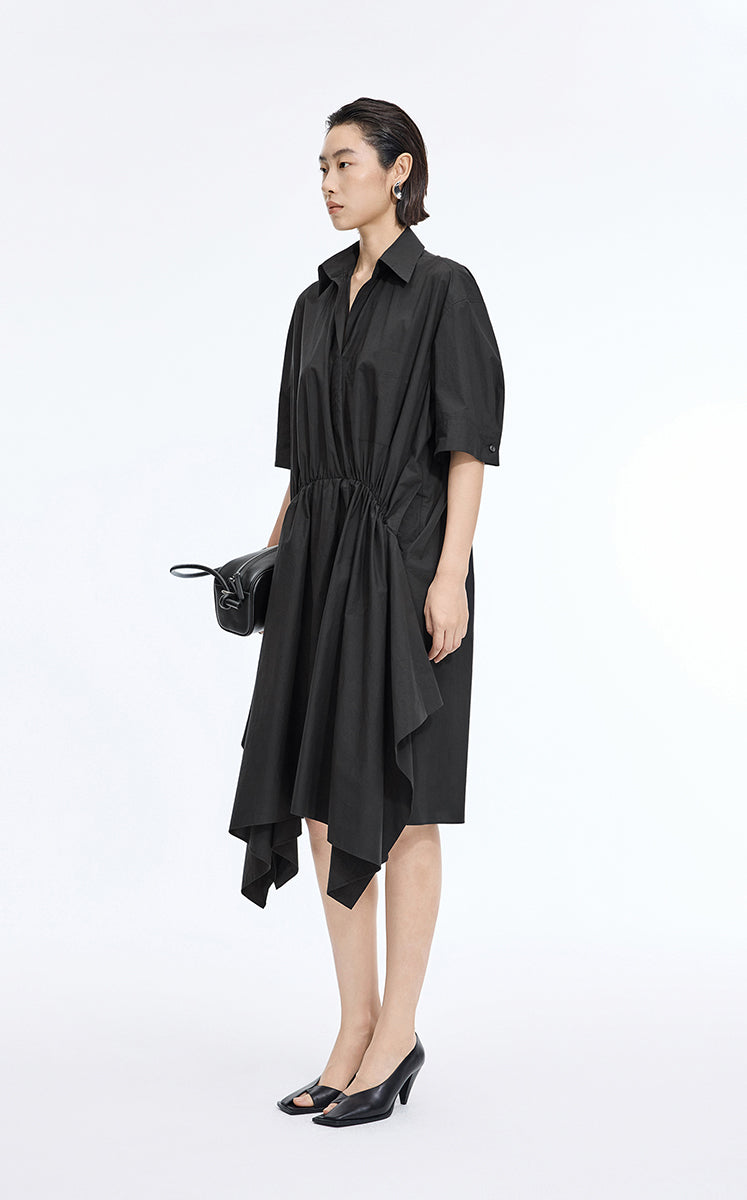 Dress / JNBY Oversized A-Line Drawstring Dress