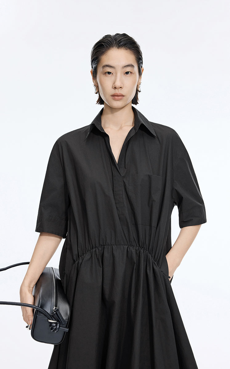 Dress / JNBY Oversized A-Line Drawstring Dress
