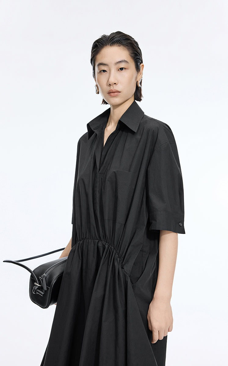 Dress / JNBY Oversized A-Line Drawstring Dress