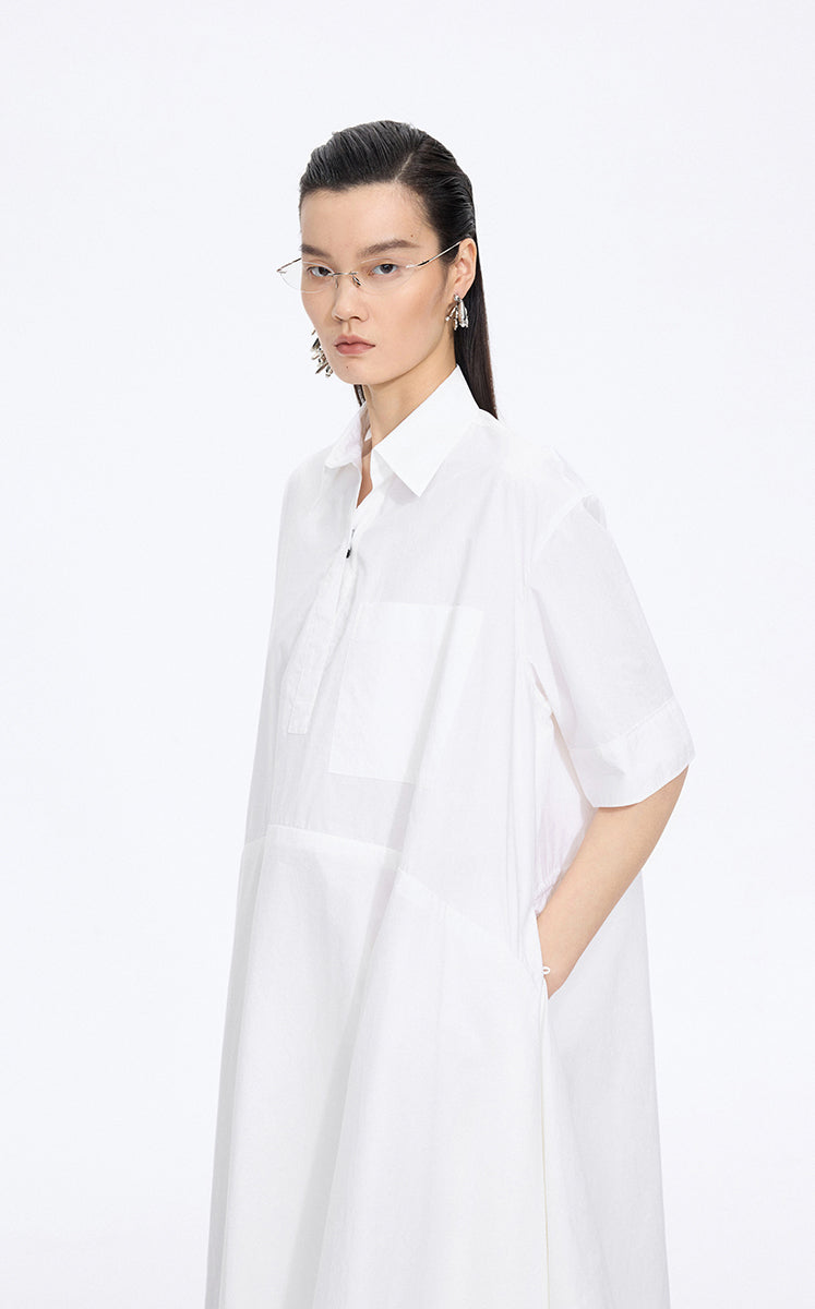 Dress / JNBY Oversized A-Line Drawstring Dress