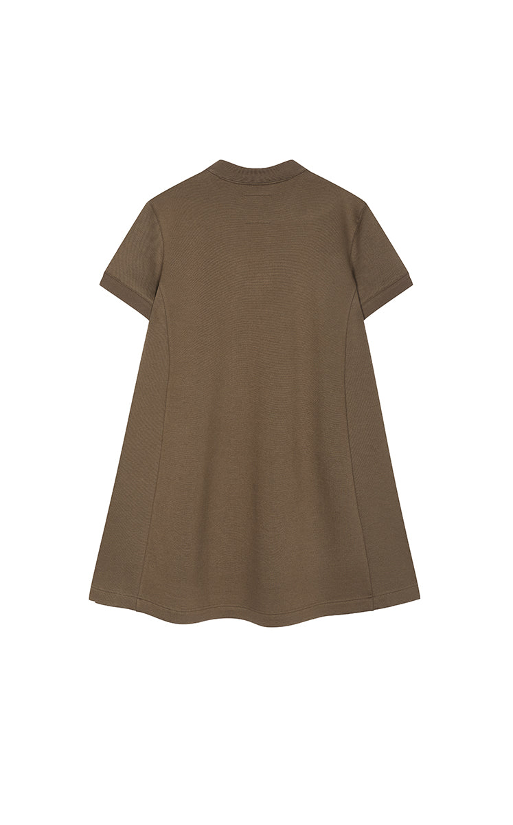 Dress / JNBY Relaxed Polo-Collar A-Line Dress