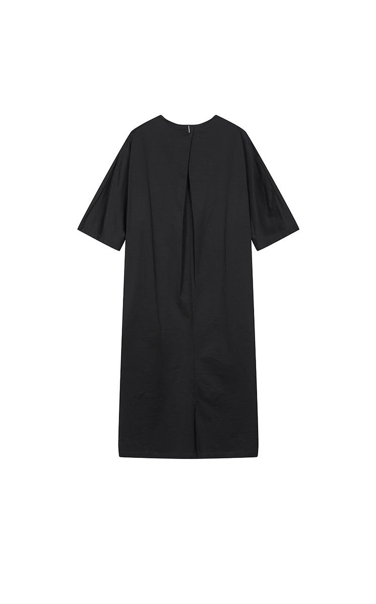Dress / JNBY Relaxed Short-Sleeve Cotton Dress