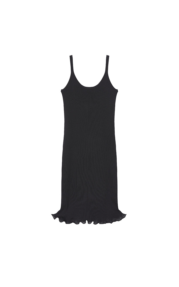 Dress / JNBY Ribbed Knit Strappy Slim Mini Dress