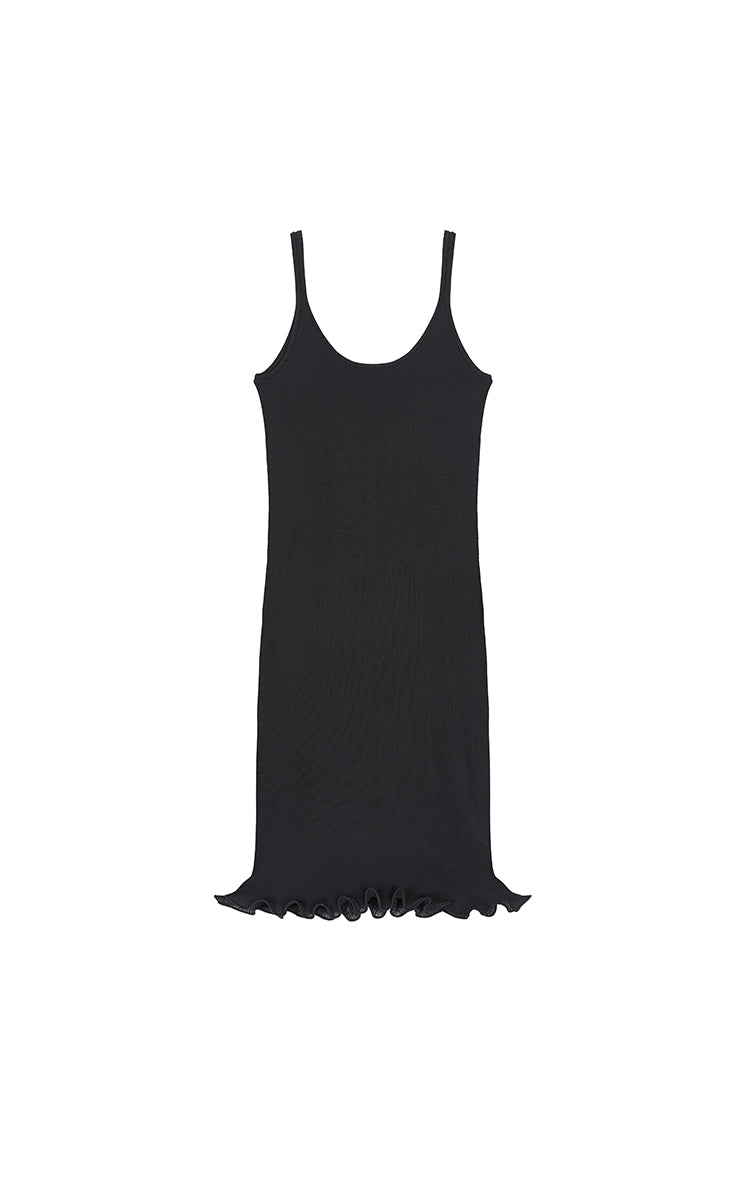 Dress / JNBY Ribbed Knit Strappy Slim Mini Dress