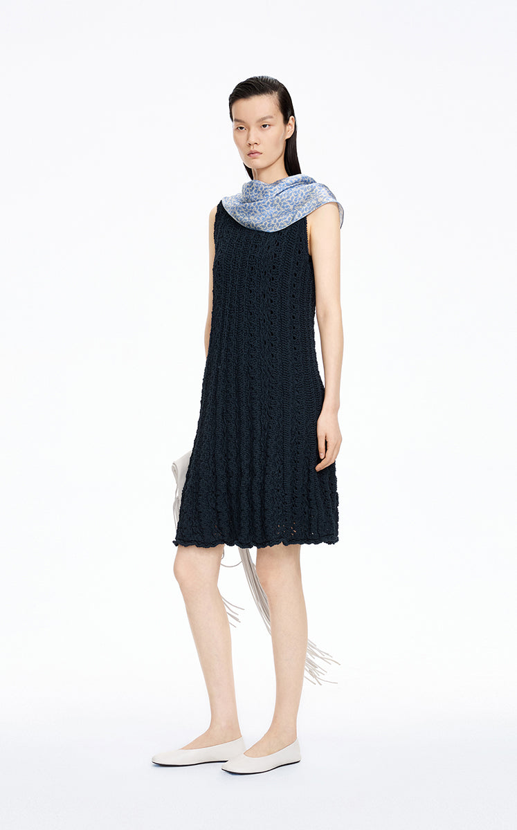 Dress / JNBY Sleeveless Knit A-Line Dress