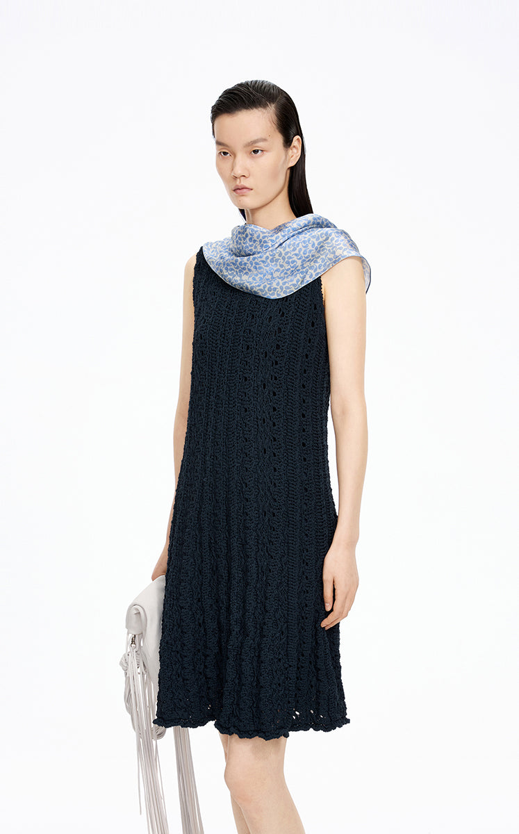 Dress / JNBY Sleeveless Knit A-Line Dress