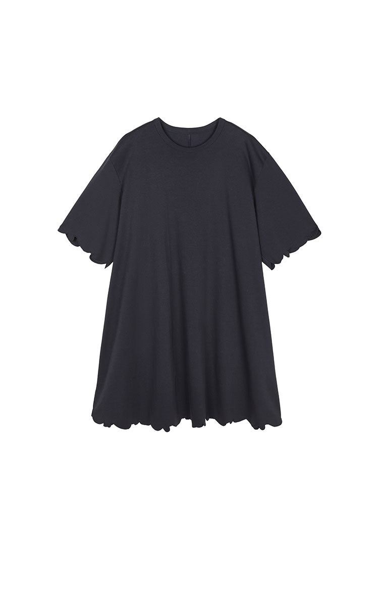Dress / JNBY Cotton A-Line Short Sleeve Dress