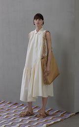 Dress / JNBY Silk-Blend Fishtail Shirt Dress