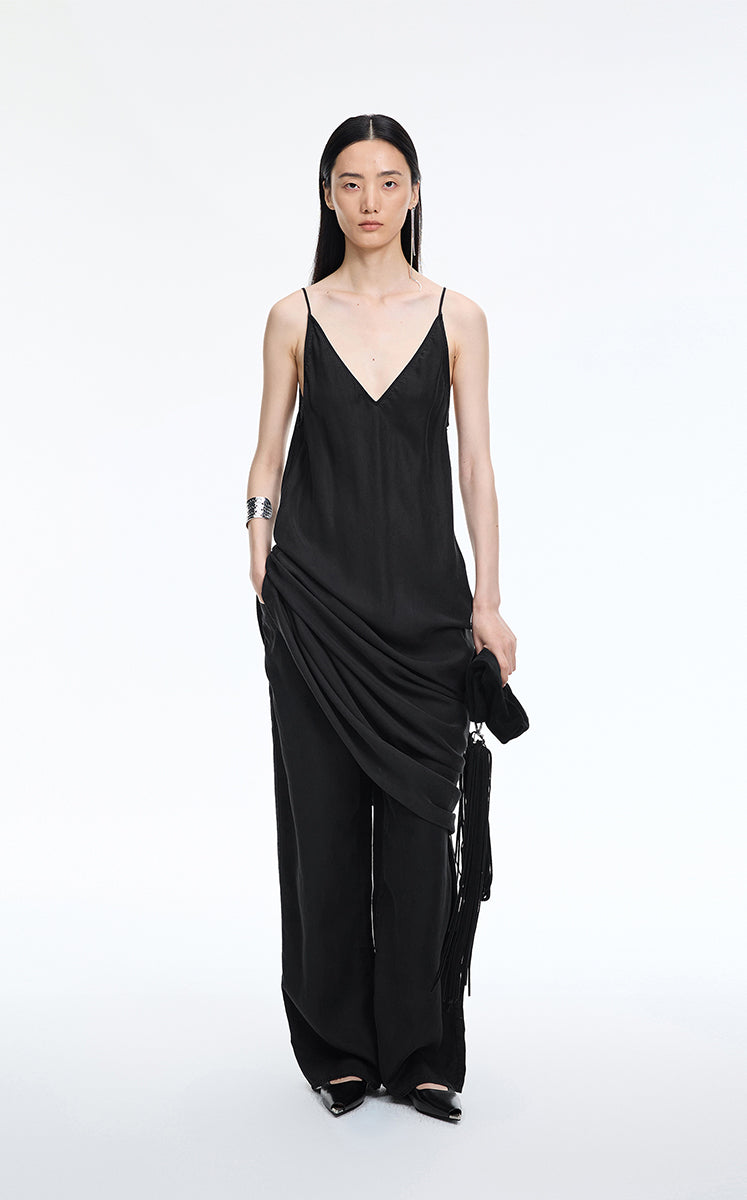 Dress / JNBY TENCEL™ Denim Slip Dress Washed Black Denim