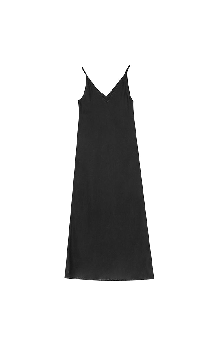 Dress / JNBY TENCEL™ Denim Slip Dress Washed Black Denim-1