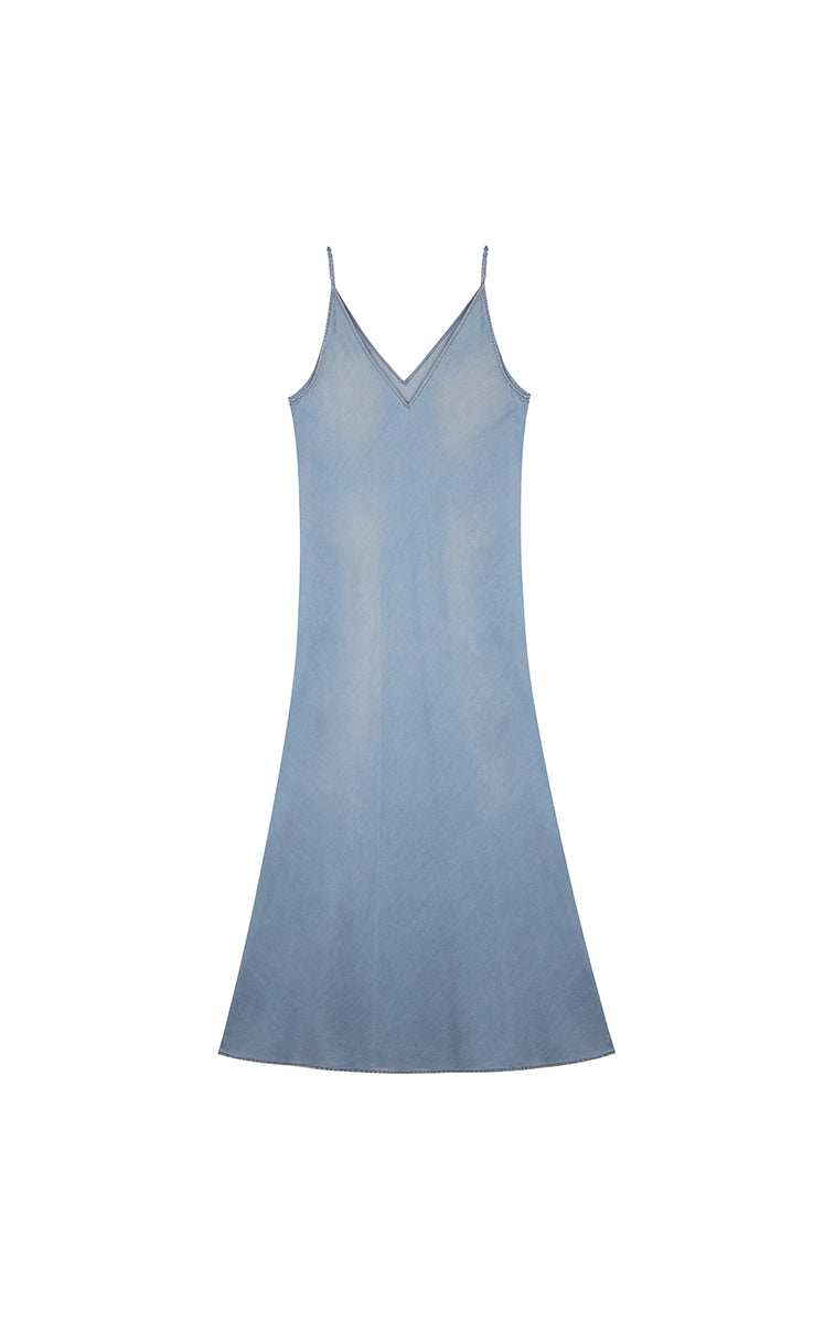 Dress / JNBY TENCEL™ Denim Slip Dress Light Denim Blue-3