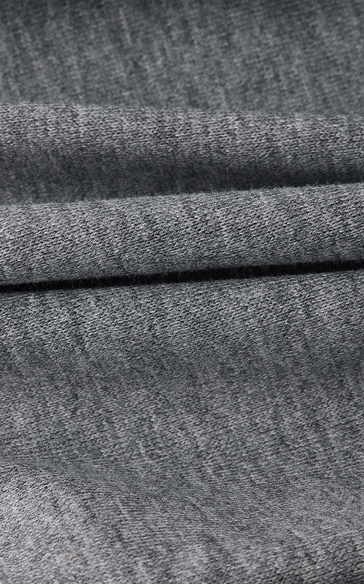 Dress / JNBY Twisted Waist Cotton Maxi Dress Mid Grey Marl-2