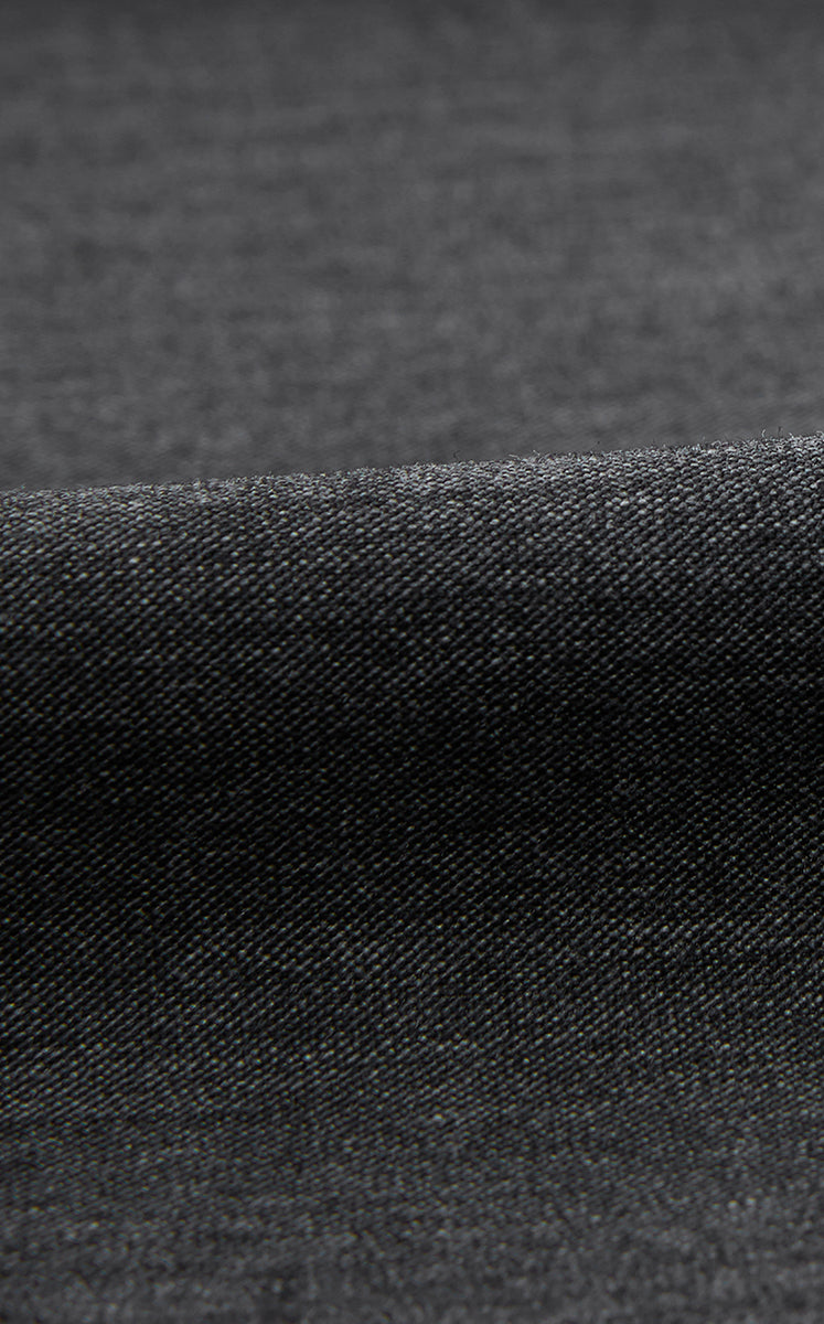 Dress / JNBY V-Neck Pleated Maxi Dress Dark Grey Marl-1