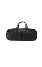 Handbag / JNBY Leather and Fabric Tote Bag