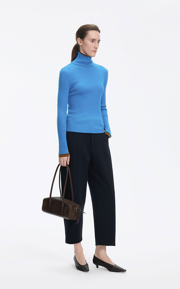 Handbag / JNBY Minimalist Cow Leather Top Handle Bag