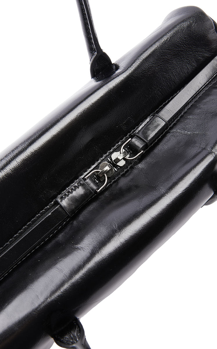 Handbag / JNBY Minimalist Cow Leather Top Handle Bag