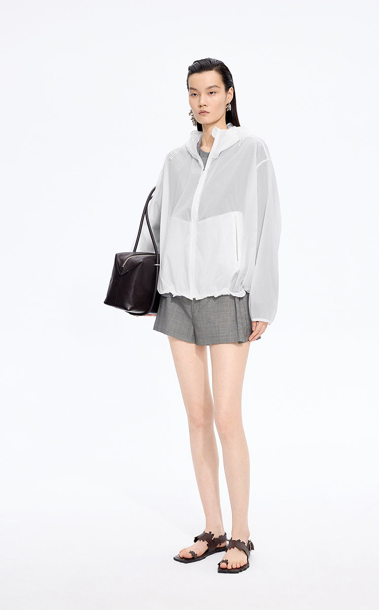 Jacket / JNBY Oversize Lightweight Textured Jacquard Jacket
