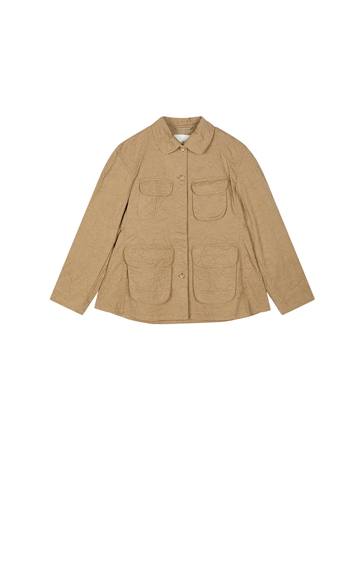 Jacket / JNBY Oversized Floral Jacquard utility Jacket
