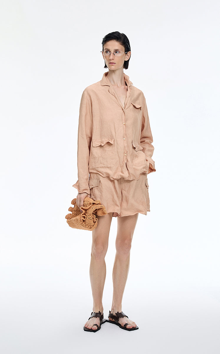 Jacket / JNBY Twist Linen Blend Relaxed Jacket
