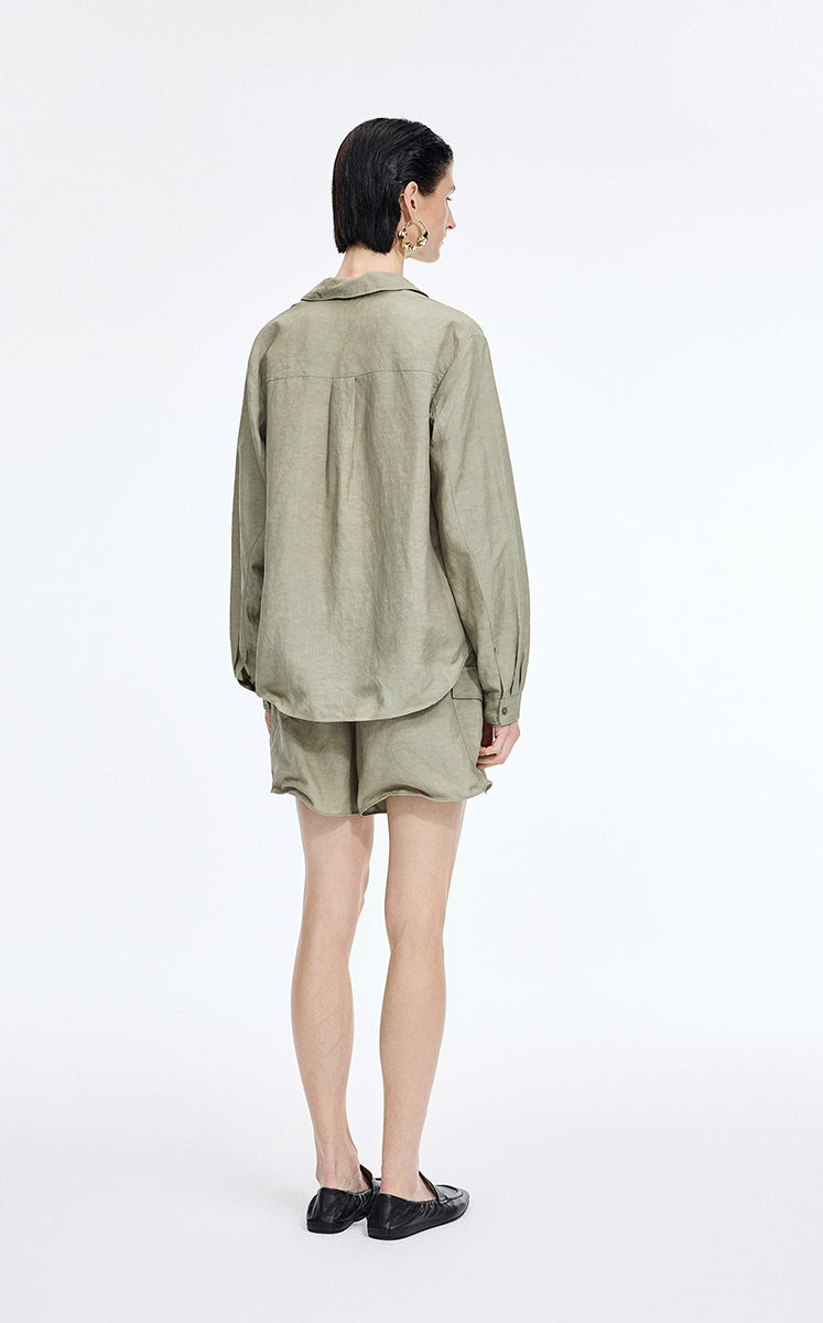 Jacket / JNBY Twist Linen Blend Relaxed Jacket