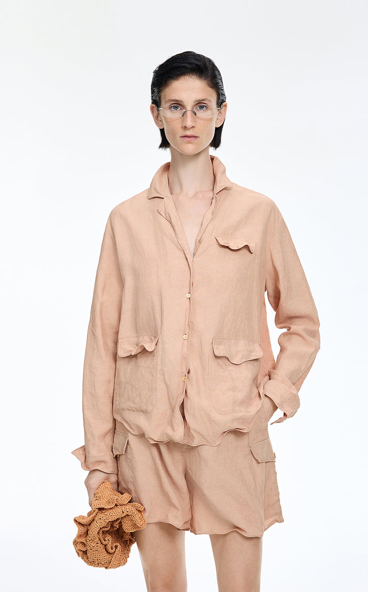 Jacket / JNBY Twist Linen Blend Relaxed Jacket