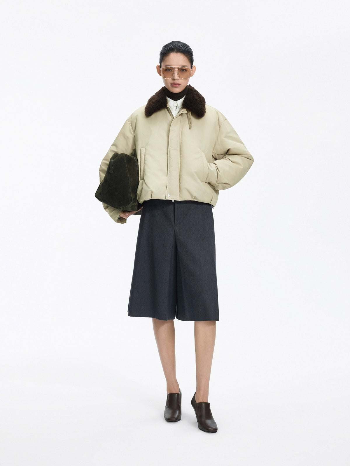 Jacket / JNBY Down Puffer Short T-Silhouette