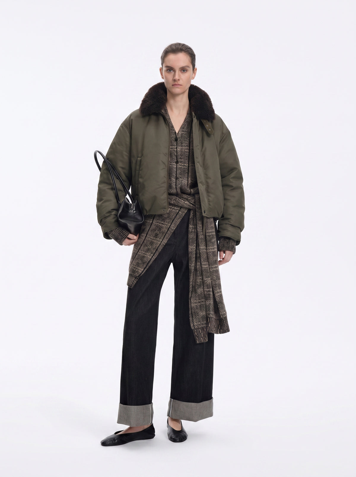 Jacket / JNBY Down Puffer Short T-Silhouette