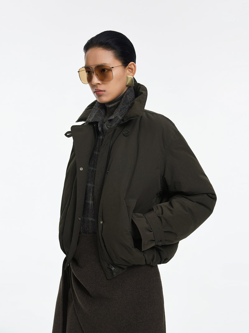Jacket / JNBY Oversized Short Down Puffer with Drawstring