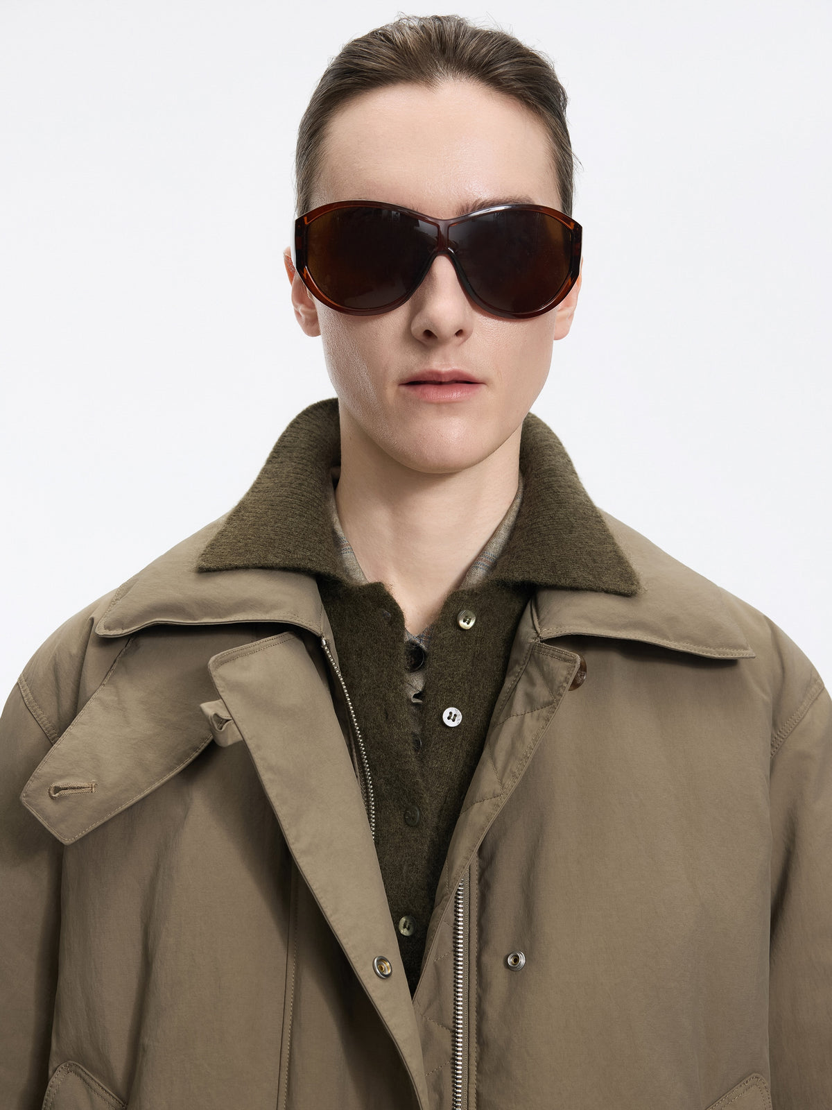 Jacket / JNBY Oversized Short Down Puffer with Drawstring