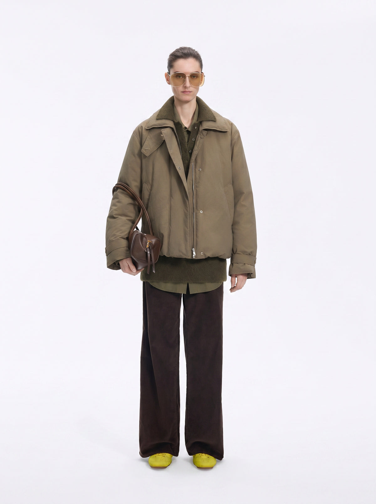 Jacket / JNBY Oversized Short Down Puffer with Drawstring