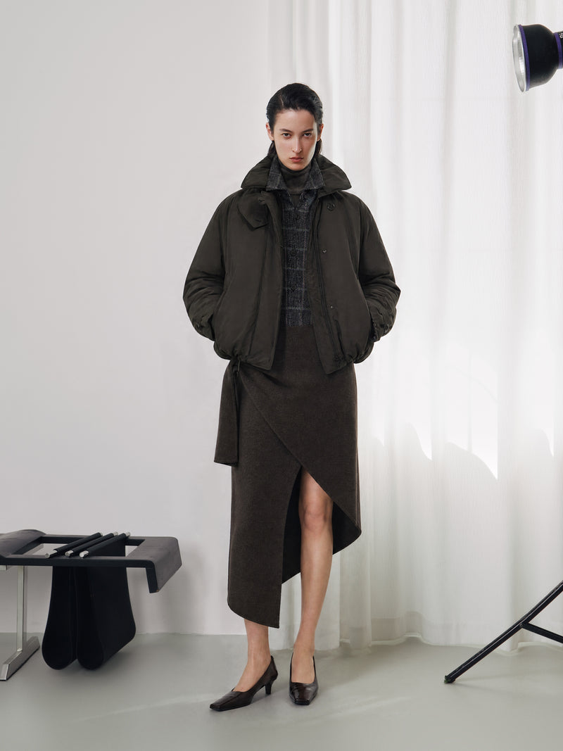 Jacket / JNBY Oversized Short Down Puffer with Drawstring